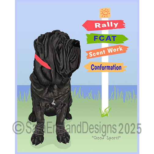 Neapolitan Mastiff - Good Sport-Black