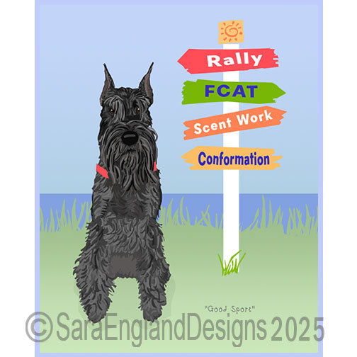 Schnauzer-Standard - Good Sport-Black-Cropped
