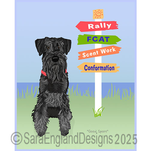 Schnauzer-Standard - Good Sport-Black-Natural