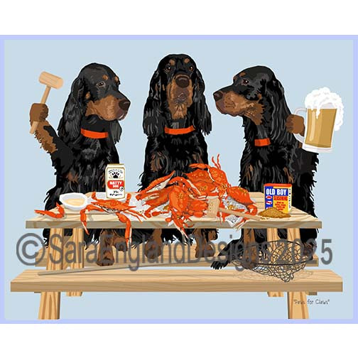 Gordon Setter - Crab Feast