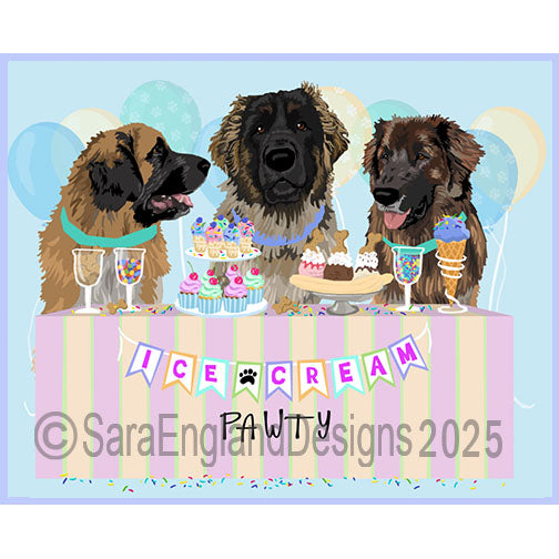 Leonberger - Ice Cream Pawty