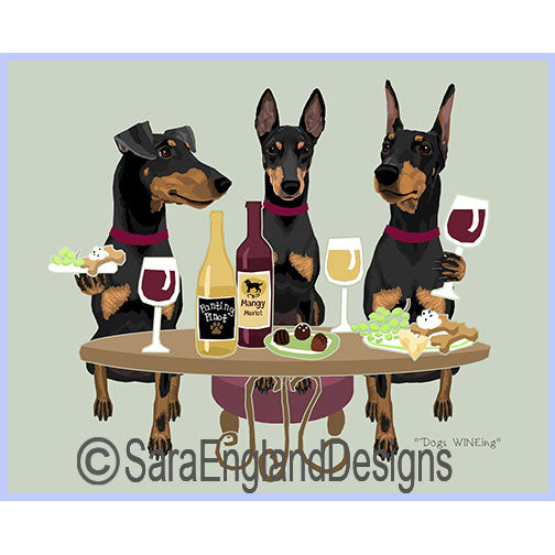 Manchester Terrier - Dogs WINEing