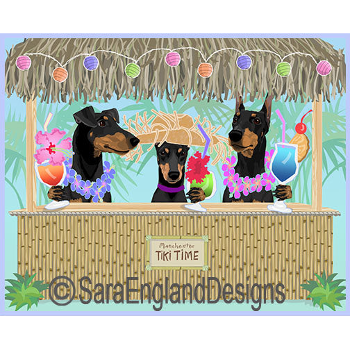 Manchester Terrier - Tiki Time