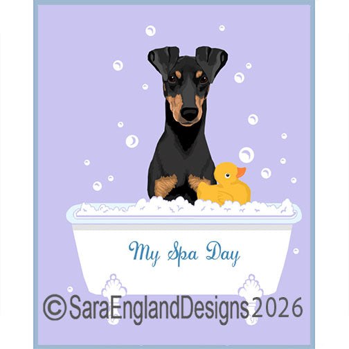 Manchester Terrier - My Spa Day-Button