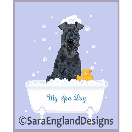 Kerry Blue Terrier - My Spa Day