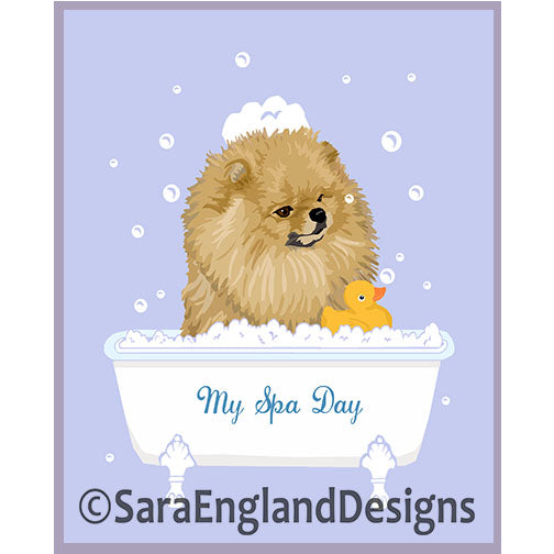 Pomeranian - My Spa Day