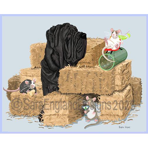 Neapolitan Mastiff - Barn Hunt-Black