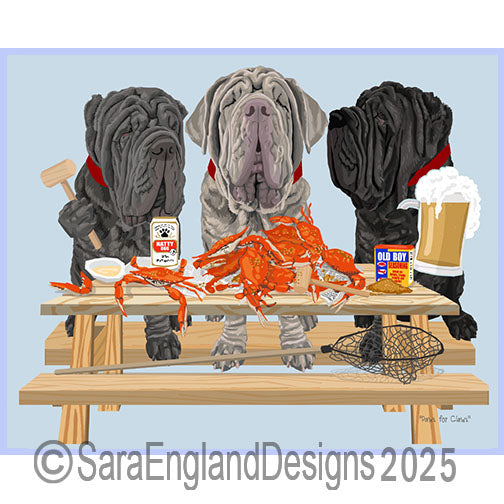 Neapolitan Mastiff - Crab Feast