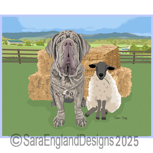 Neapolitan Mastiff - Farm Dog-Tawny