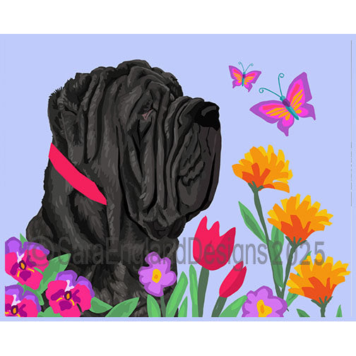 Neapolitan Mastiff - Garden-Black