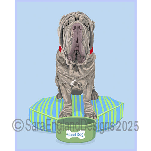 Neapolitan Mastiff - Good Dog Bed-Tawny