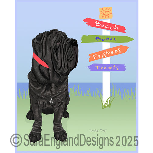 Neapolitan Mastiff - Lucky Dog-Black