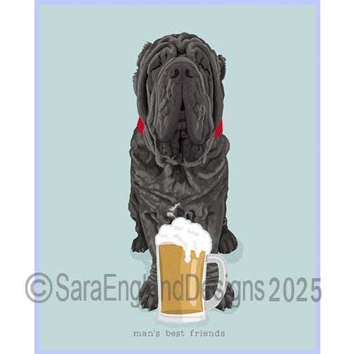 Neapolitan Mastiff - Man's Best Friends-Blue-Cropped