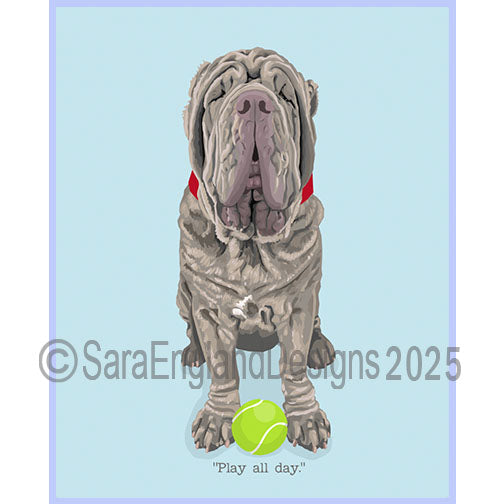 Neapolitan Mastiff - Play All Day-Tawny
