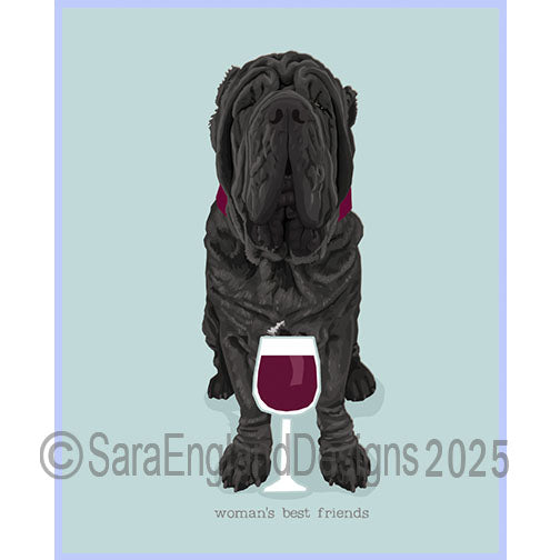 Neapolitan Mastiff - Woman's Best Friends-Black-Cropped