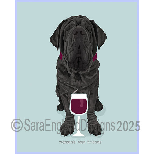 Neapolitan Mastiff - Woman's Best Friends-Black-Natural