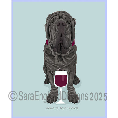 Neapolitan Mastiff - Woman's Best Friends-Blue-Cropped