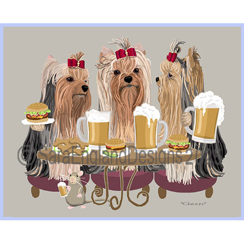 Yorkshire Terrier (Yorkie) - Cheers w/ Friend-Show