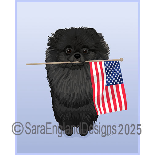 Pomeranian - Patriot-Black