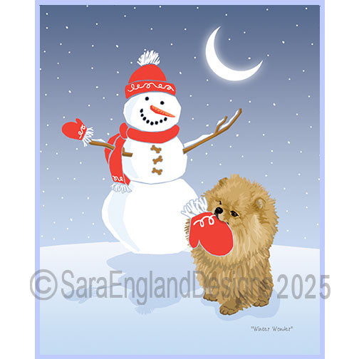 Pomeranian - Winter Wonder-Brown