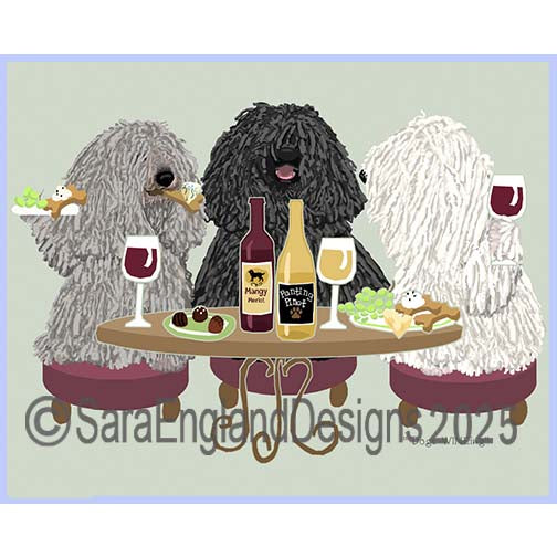 Puli - Dogs Wineing - 3 Colors