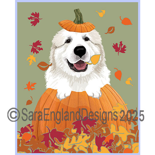 Great Pyrenees - Pumpkin