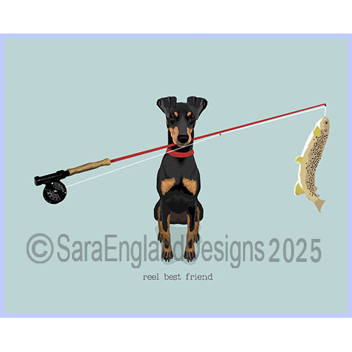 Manchester Terrier - Reel Best Friend-Button