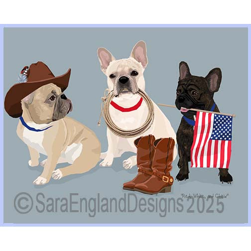 French Bulldog - Red, White & Chew