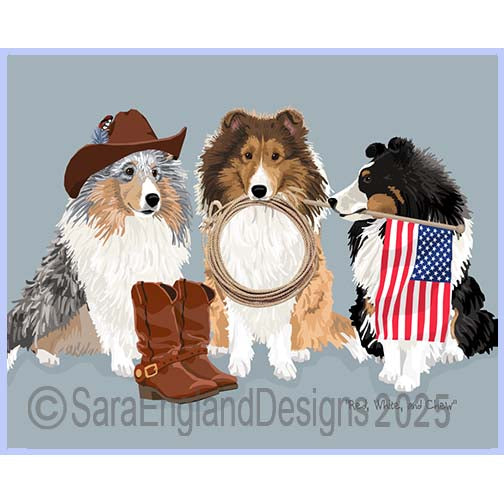 Shetland Sheepdog - Red, White & Chew