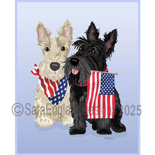 Scottish Terrier - Patriots-Mixed
