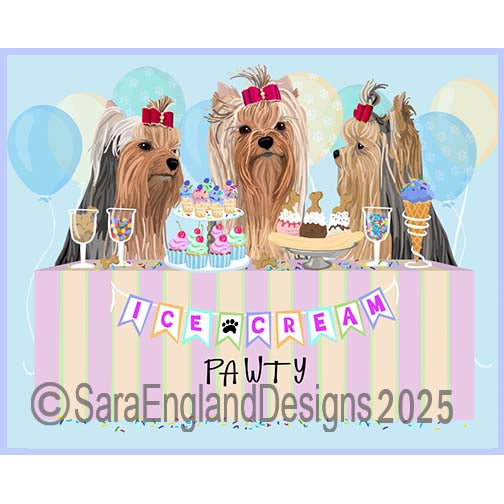 Yorkshire Terrier (Yorkie) - Ice Cream Pawty-Show