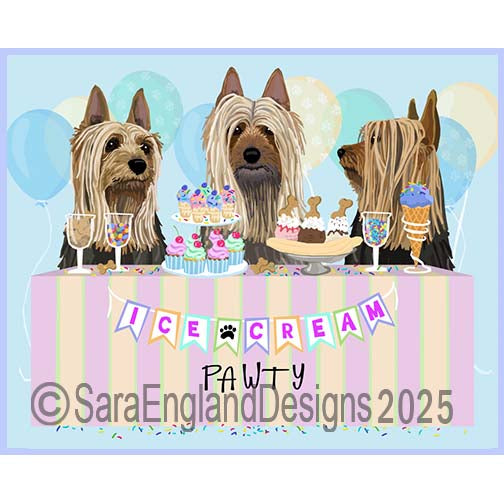 Silky Terrier - Ice Cream Pawty