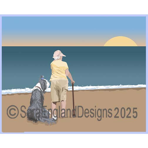 Bearded Collie - Sunrise-Grey