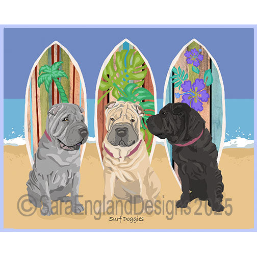 Shar Pei - Surf Doggies