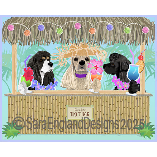 Cocker Spaniel - Tiki Time