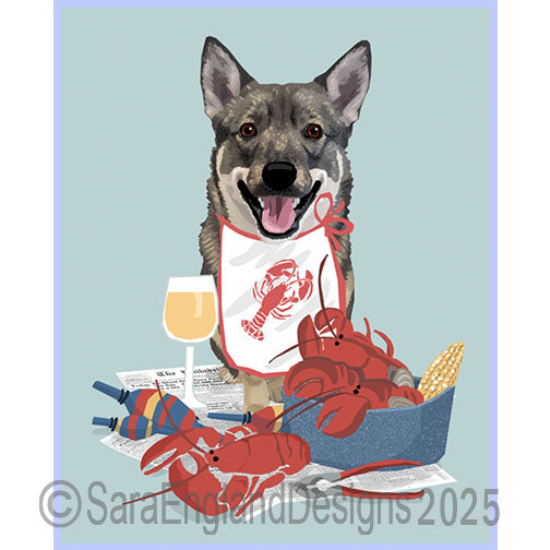 Swedish Vallhund - Lobster Feast-Single