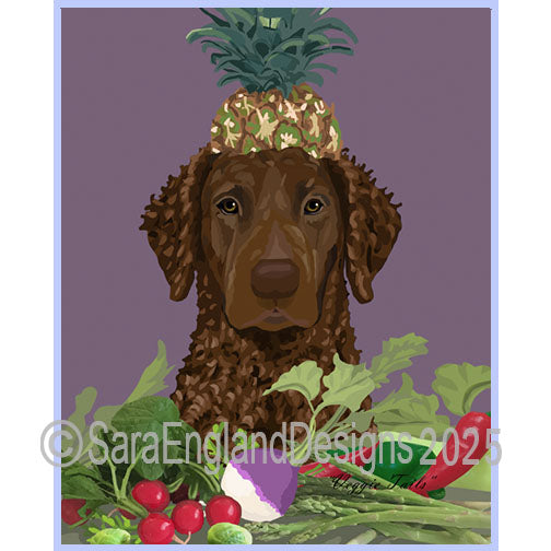 Curly Coated Retriever - Veggie Tails-Liver