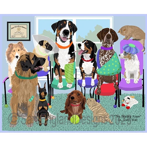 Entlebucher Mountain Dog - Waiting Room (Copy)