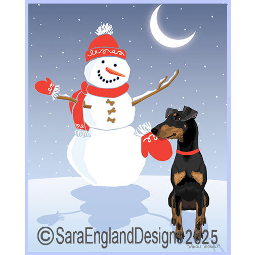 Manchester Terrier - Winter Wonder
