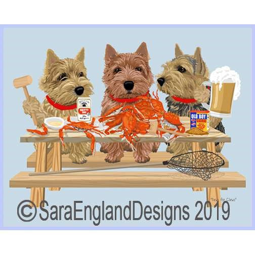 Norwich Terrier - Crab Feast