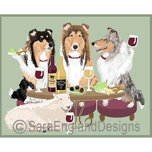 Collie-Rough - Dogs Wineing - Two Verisons - With Sheep