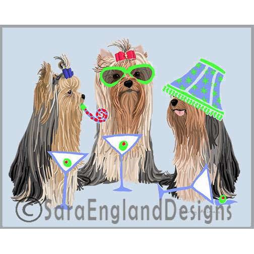 Yorkshire Terrier (Yorkie) - Party Animals - Two Versions - Show Cut