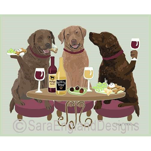 Chesapeake Bay Retriever -  Dogs Wineing