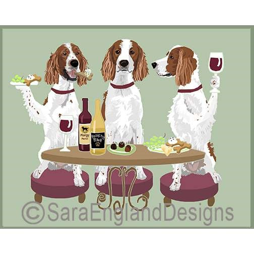 Irish Red & White Setter - Dogs Wineing