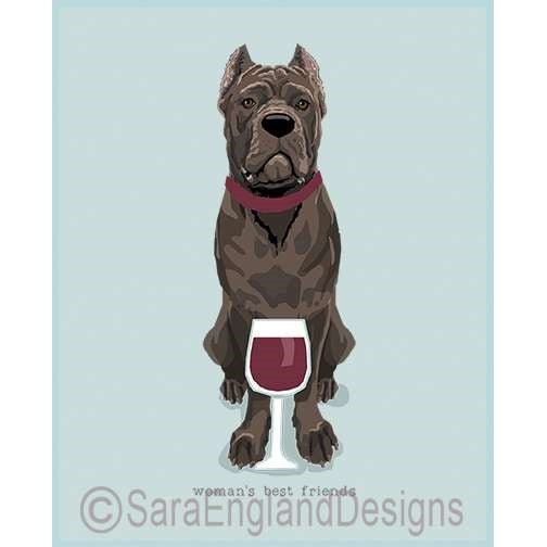 Cane Corso - Woman's Best Friends - Three Versions - Brown