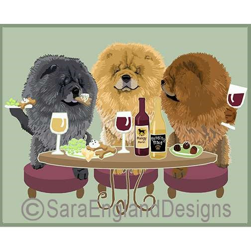 Chow Chow - Dogs Wineing