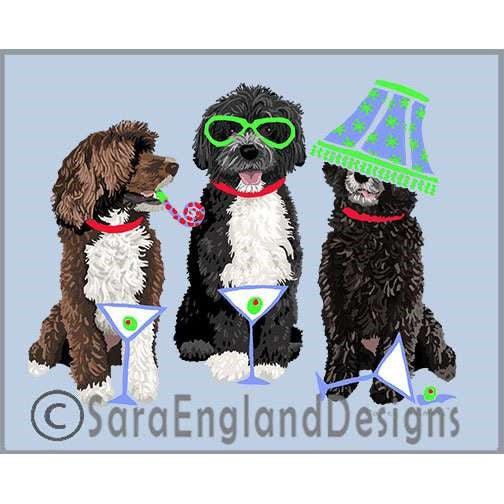 Portuguese Water Dog - Party Animals