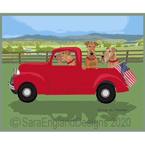 Irish Terrier - Keep On Truckin'
