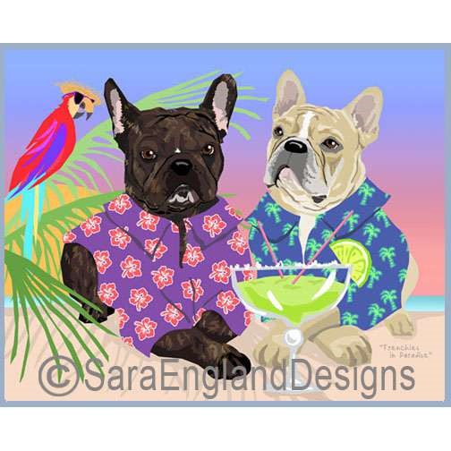 French Bulldog - Paradise - Two Versions - Brindle & Fawn