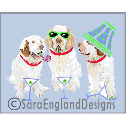 Clumber Spaniel - Party Animals